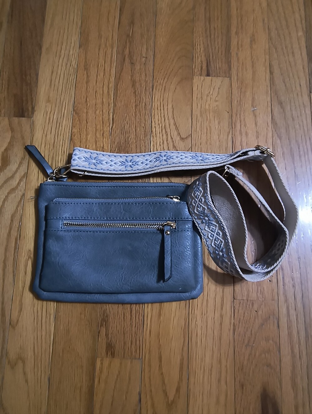 Le Miel crossbody purse, teal